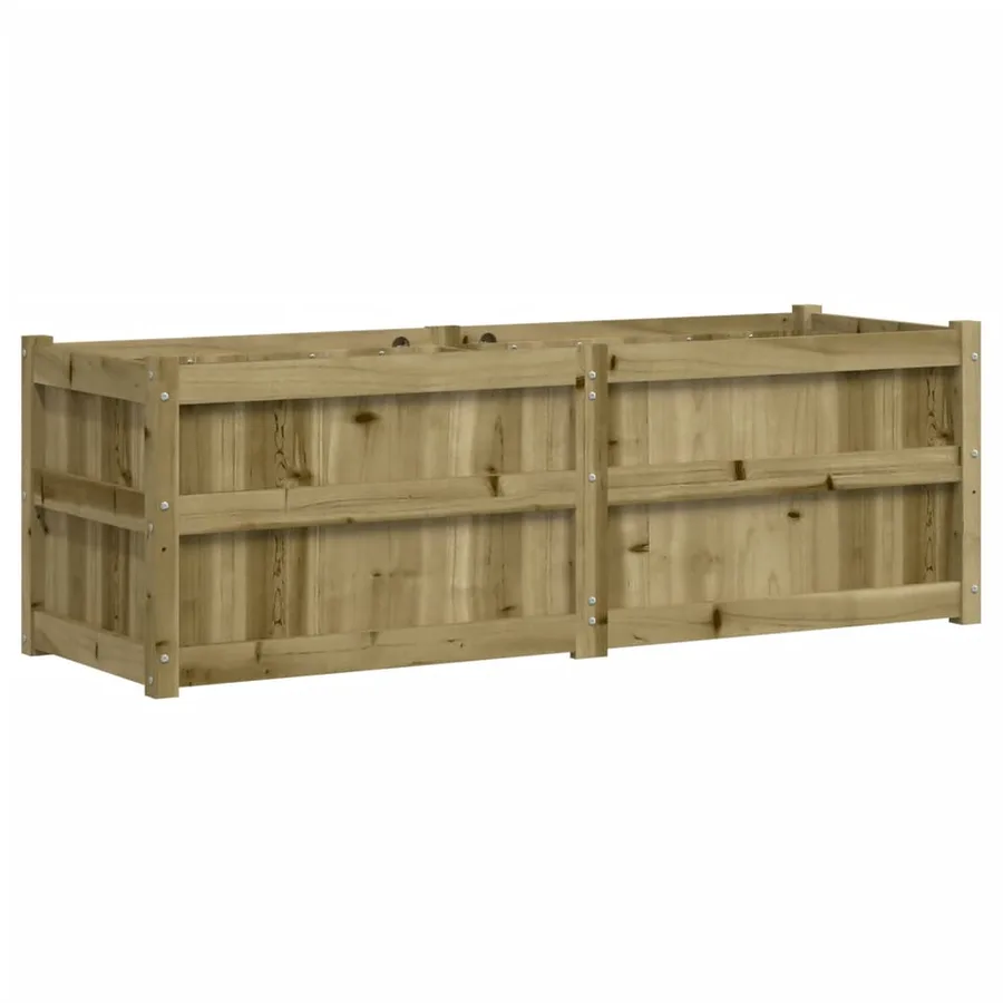 Jardinière 150x50x50 cm bois de pin imprégné - 2