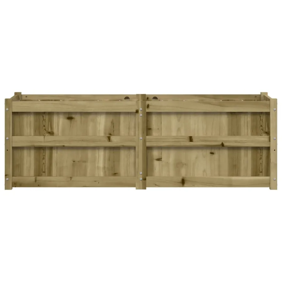 Jardinière 150x50x50 cm bois de pin imprégné - 5