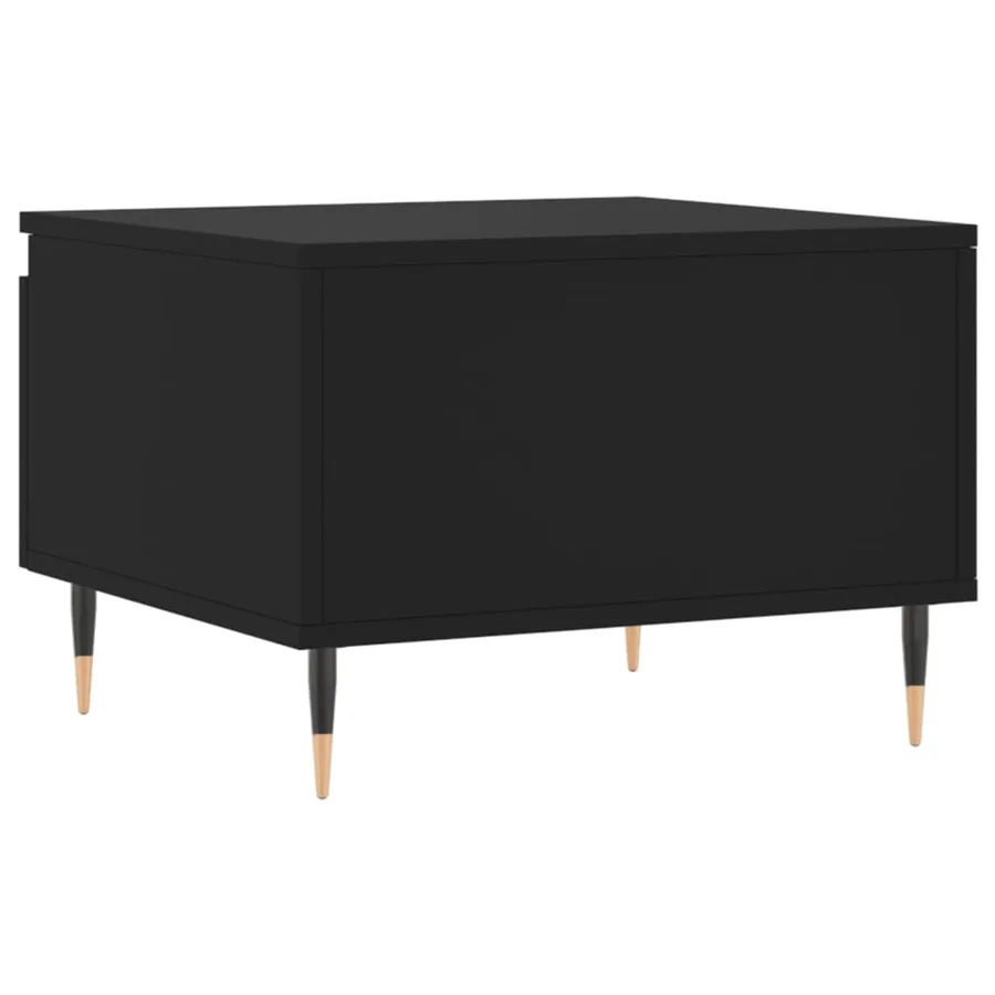 Tables basses 2 pcs noir 50x46x35 cm bois d'ingénierie - 9