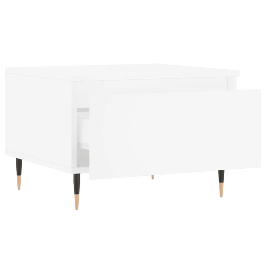 Tables basses 2 pcs blanc 50x46x35 cm bois d'ingénierie - 7