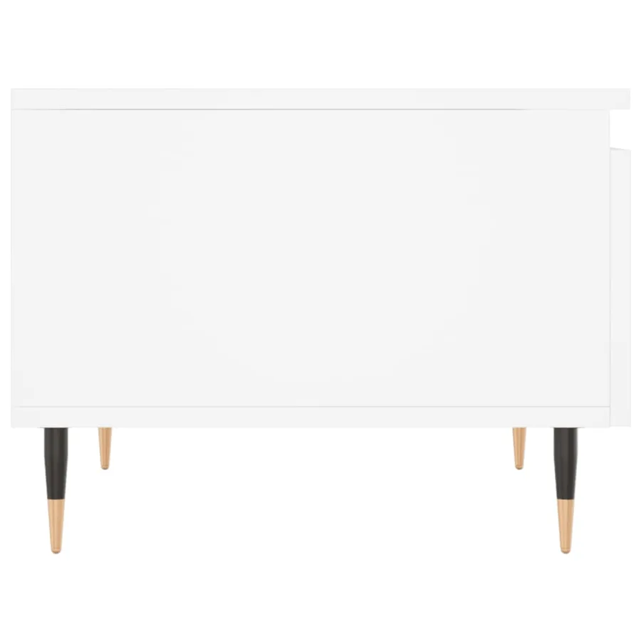 Tables basses 2 pcs blanc 50x46x35 cm bois d'ingénierie - 8