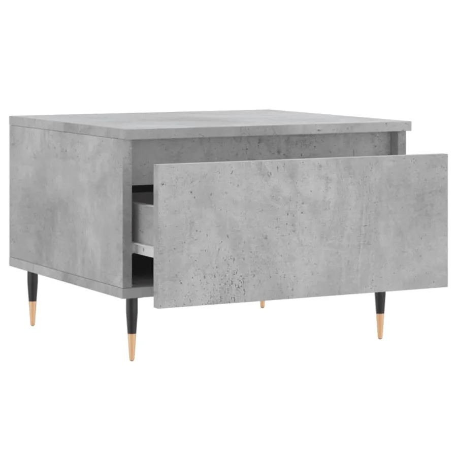 Tables basses 2 pcs gris béton 50x46x35 cm bois d'ingénierie - 7