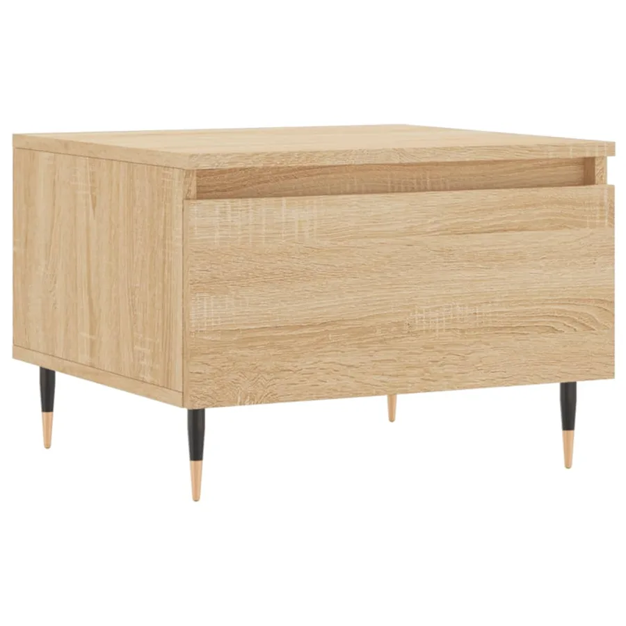 Tables basses 2 pcs chêne sonoma 50x46x35 cm bois d'ingénierie - 5