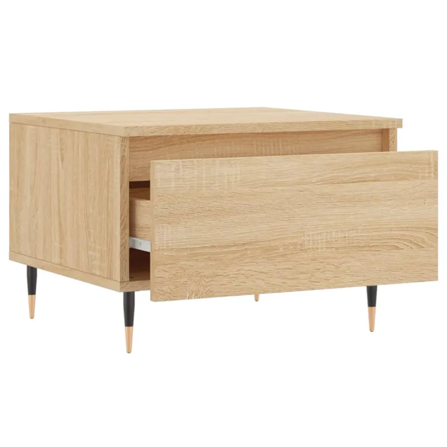 Tables basses 2 pcs chêne sonoma 50x46x35 cm bois d'ingénierie - 7