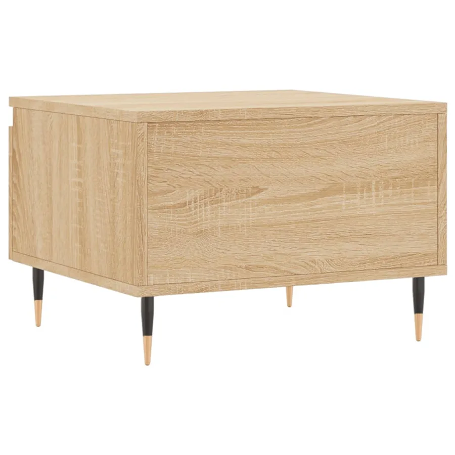 Tables basses 2 pcs chêne sonoma 50x46x35 cm bois d'ingénierie - 9