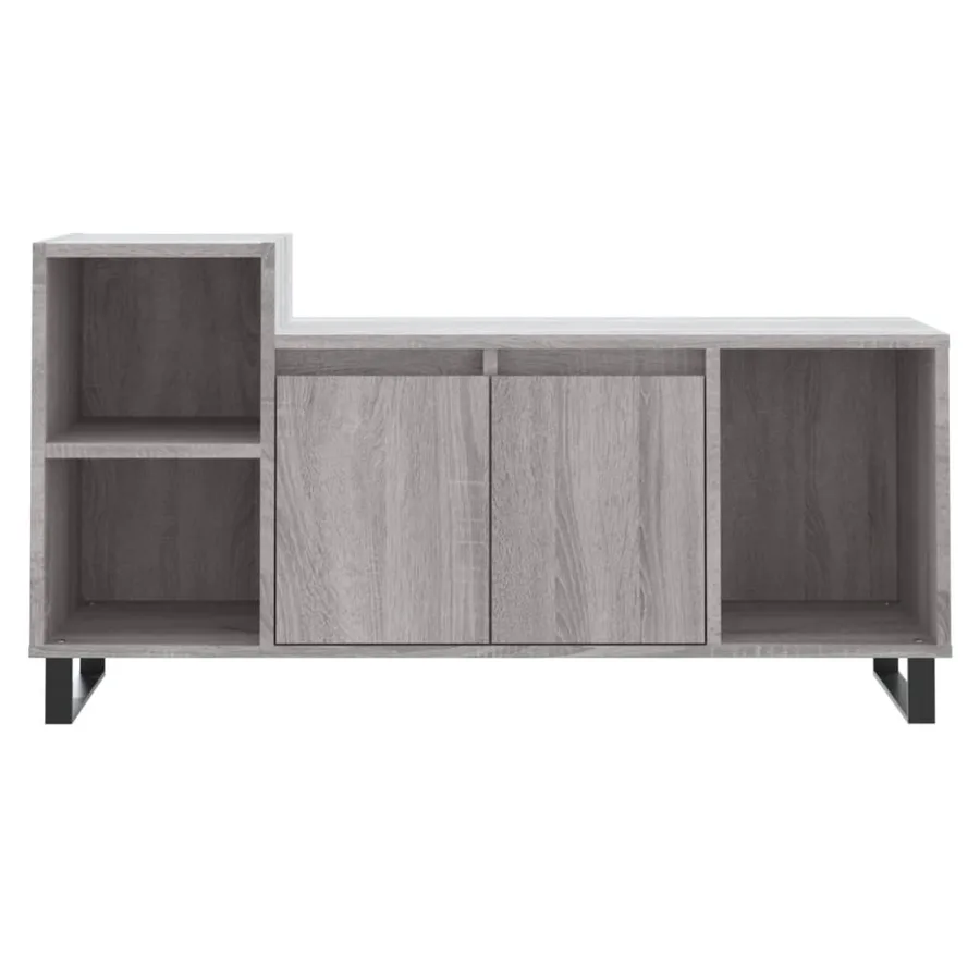 Meuble TV Sonoma gris 100x35x55 cm Bois d'ingénierie - 5