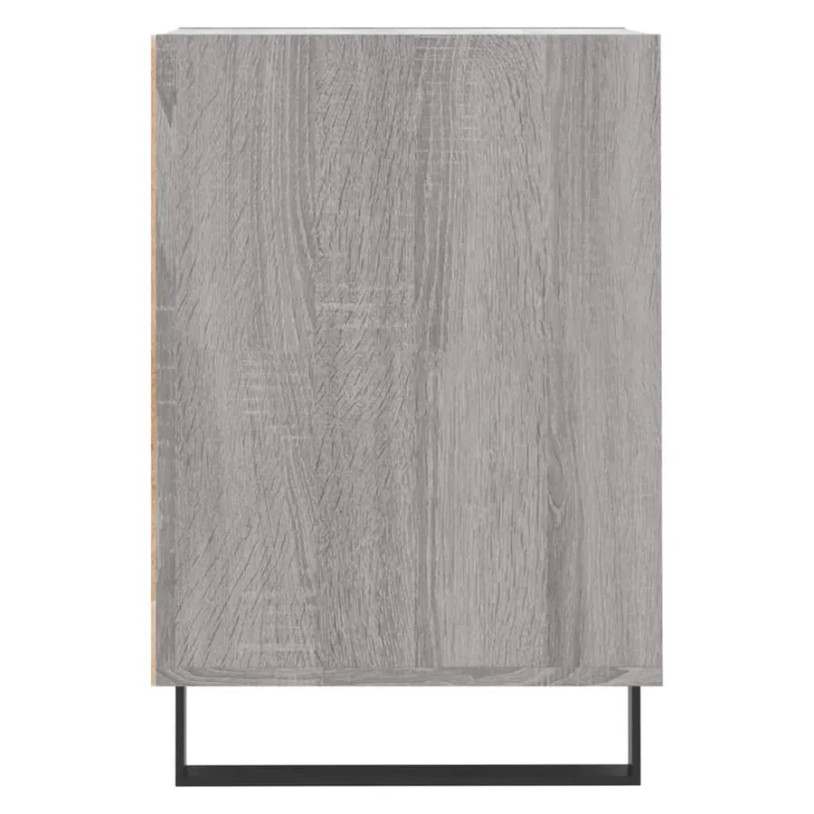 Meuble TV Sonoma gris 100x35x55 cm Bois d'ingénierie - 7