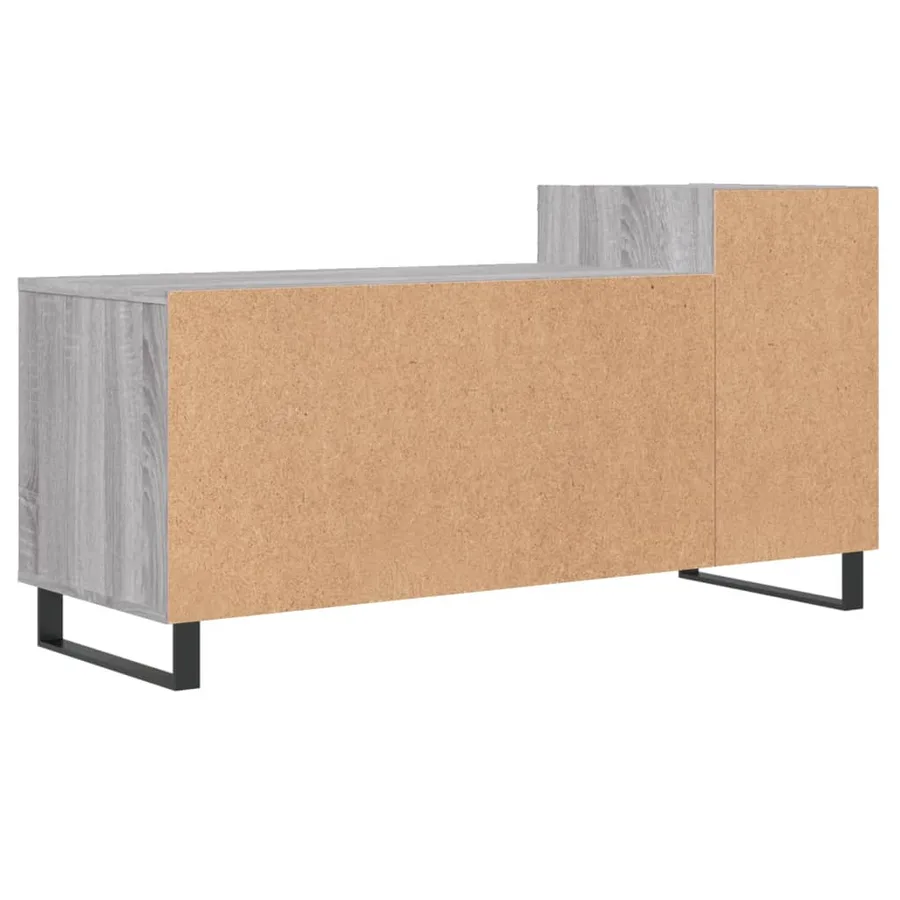 Meuble TV Sonoma gris 100x35x55 cm Bois d'ingénierie - 8