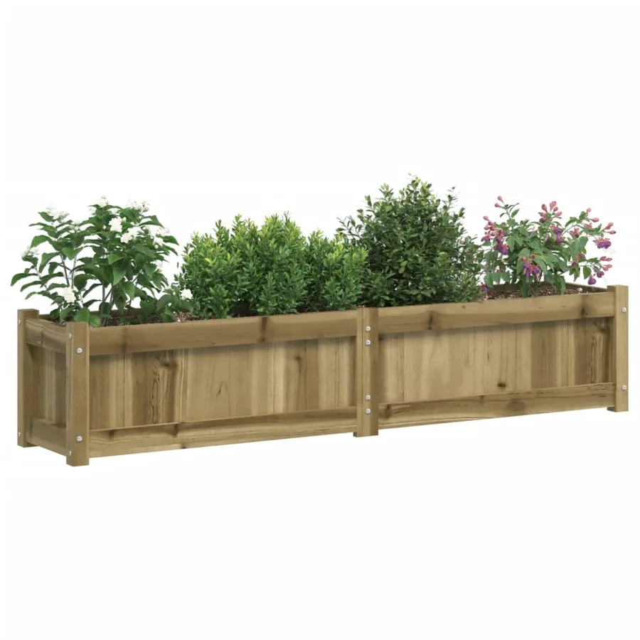 Jardinières 2 pcs bois de pin imprégné - 3
