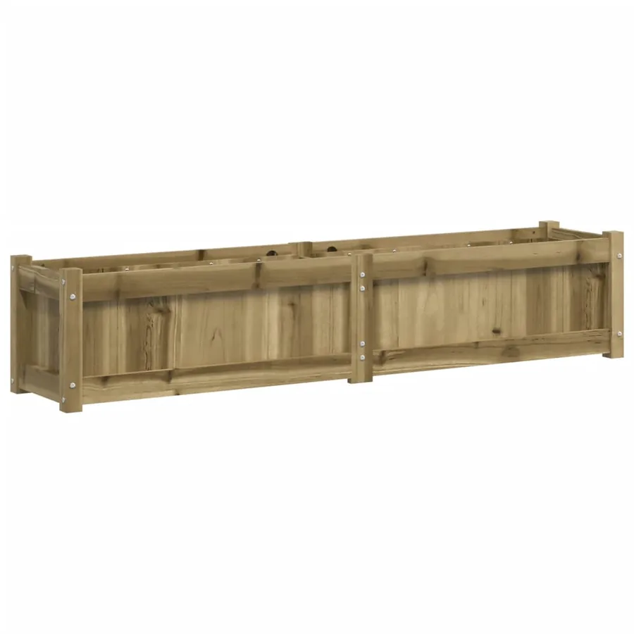 Jardinières 2 pcs bois de pin imprégné - 4