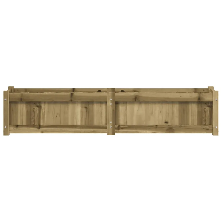 Jardinières 2 pcs bois de pin imprégné - 5