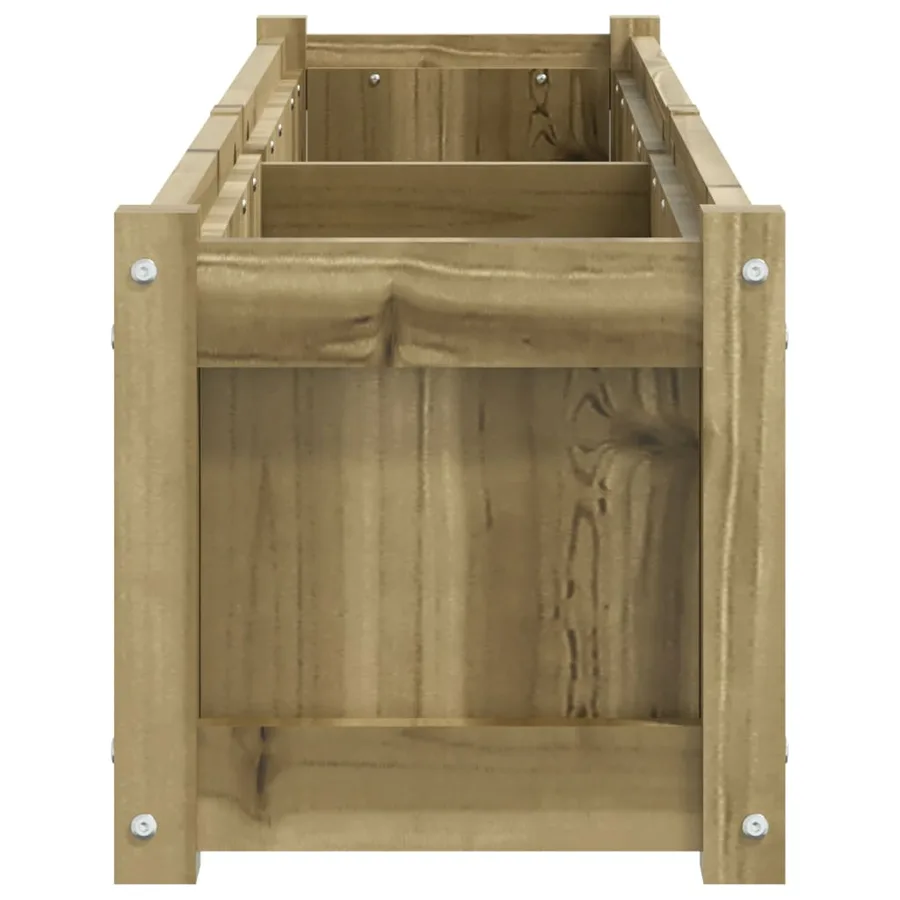 Jardinières 2 pcs bois de pin imprégné - 6