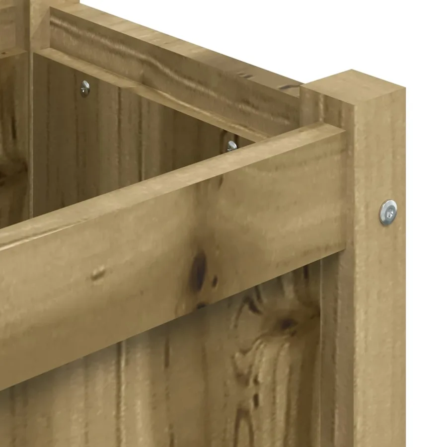 Jardinières 2 pcs bois de pin imprégné - 9