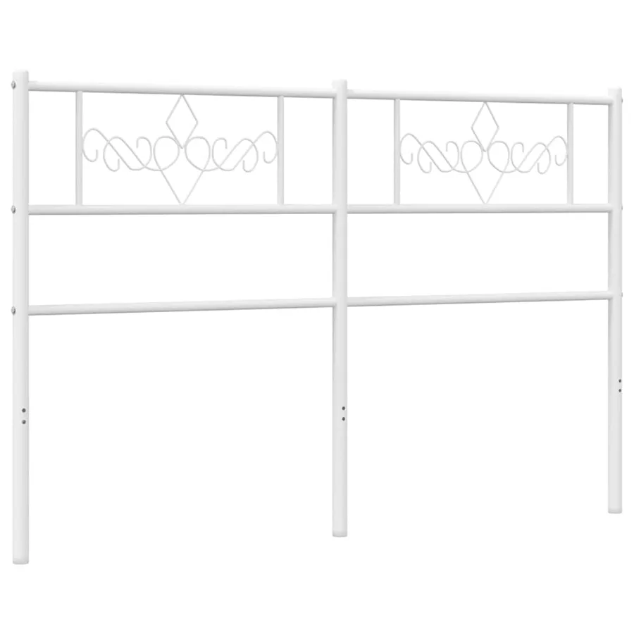 Tête de lit de remplacement métal blanc 120 cm - 2