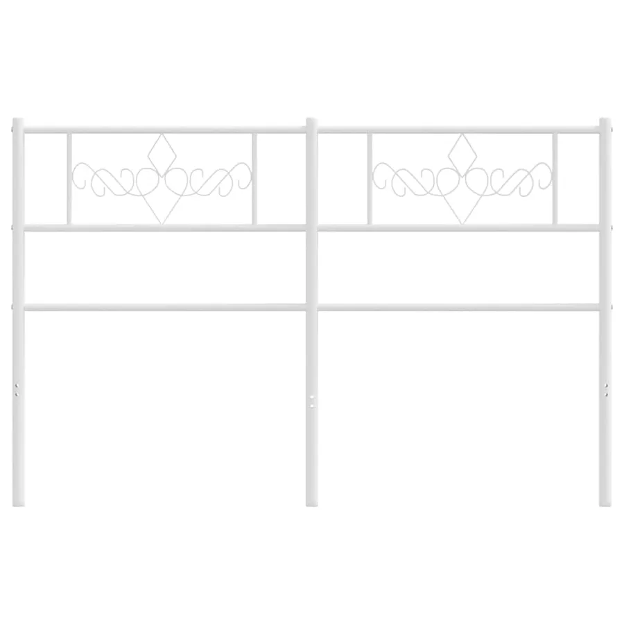 Tête de lit de remplacement métal blanc 120 cm - 3
