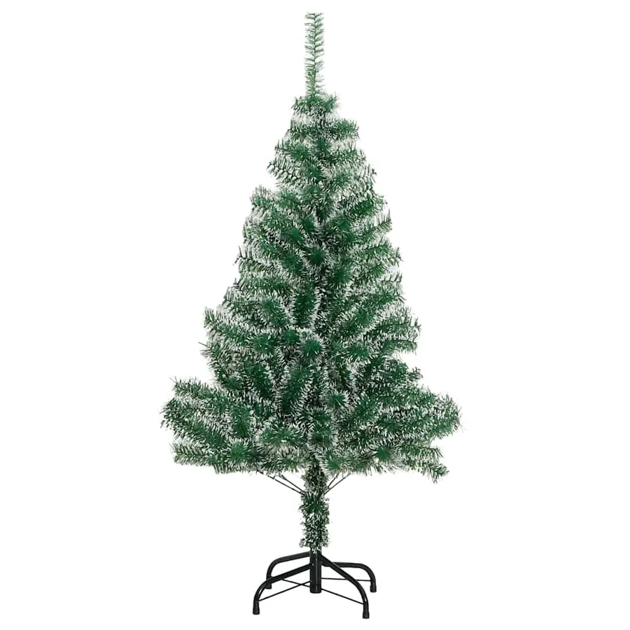 Sapin de Noël artificiel 150 LED&boules&neige floquée 120 cm - 5