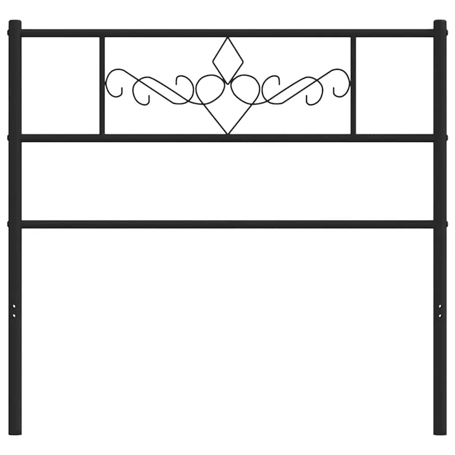Tête de lit de remplacement métal noir 100 cm - 3