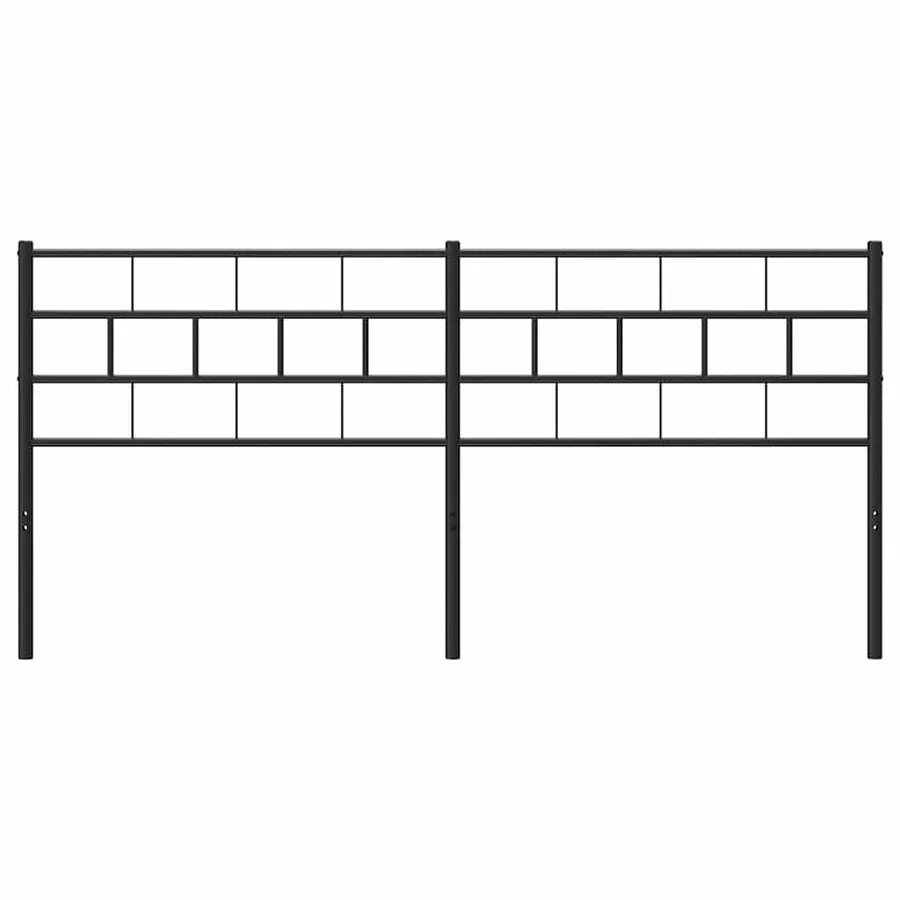 Tête de lit de remplacement métal noir 160 cm - 3