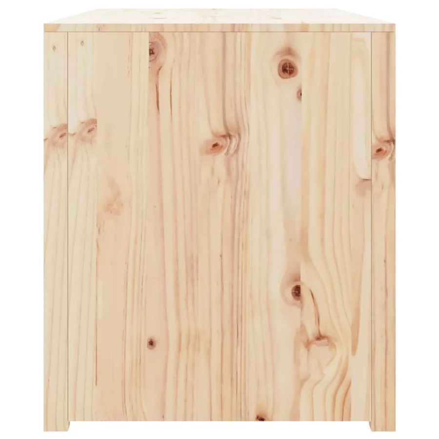 Armoire de cuisine d'extérieur MEPPEL 106x55x64 cm bois de pin massif - 5