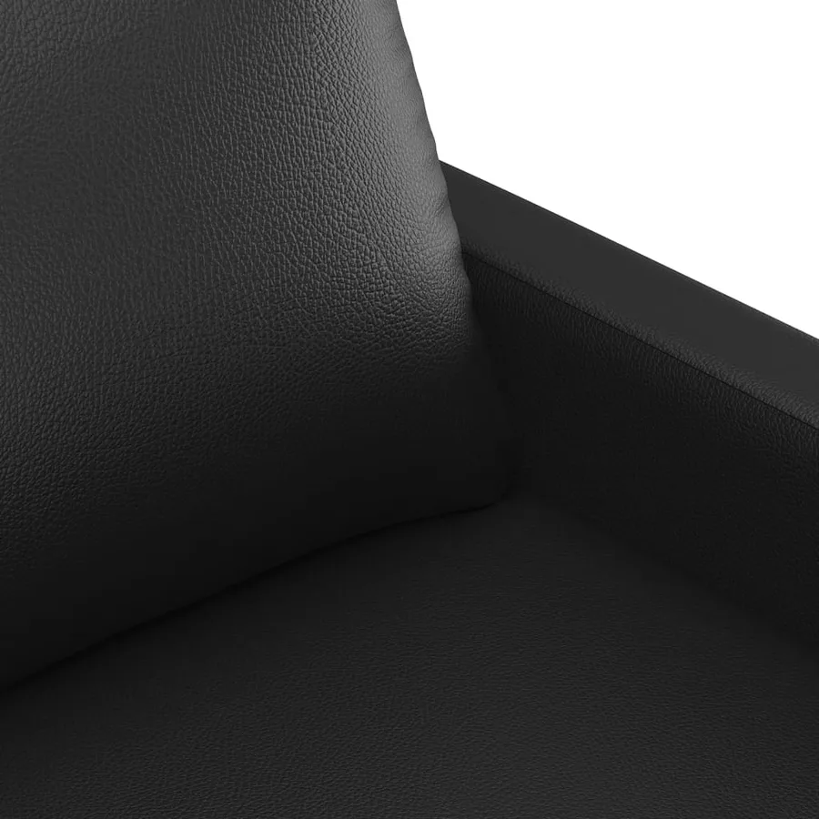 Fauteuil Noir 60 cm Similicuir - 6