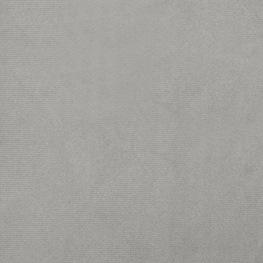 Fauteuil avec repose-pied gris clair velours - 7