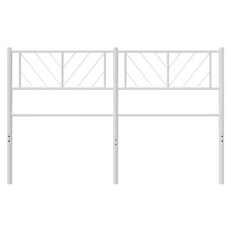 Tête de lit de remplacement métal blanc 120 cm - 3