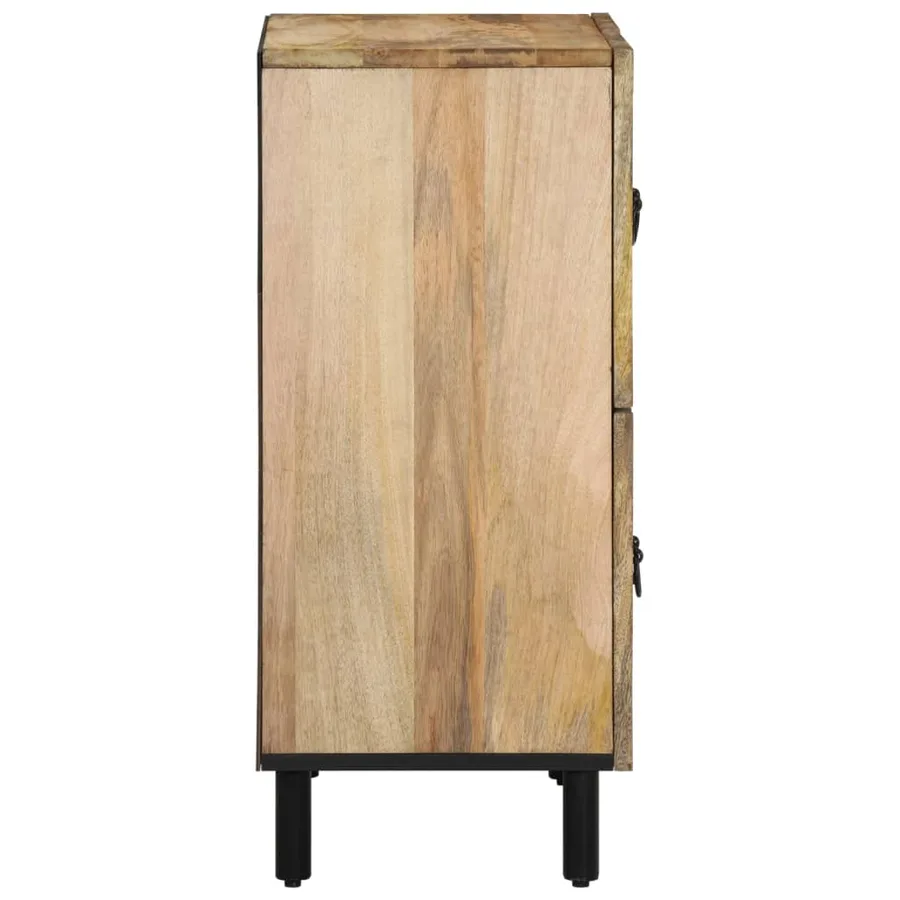Armoire latérale 60x33x75 cm bois massif de manguier - 6