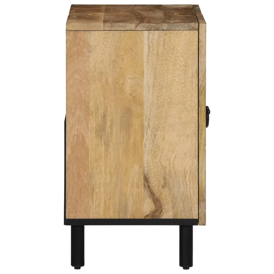 Armoire lavabo de salle de bain bois massif de manguier - 4