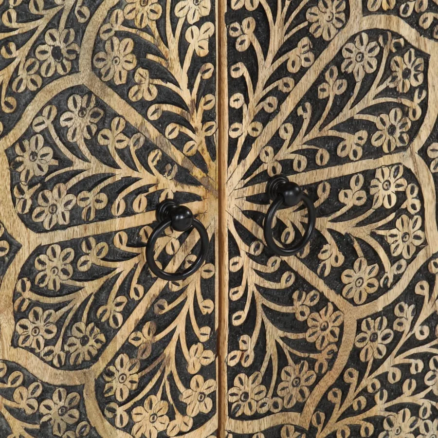 Armoire lavabo de salle de bain bois massif de manguier - 8