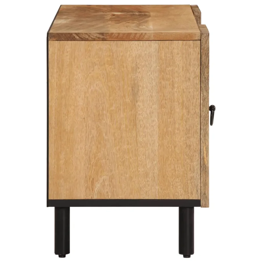 Meuble TV 105x33x46 cm Bois massif de manguier - 6