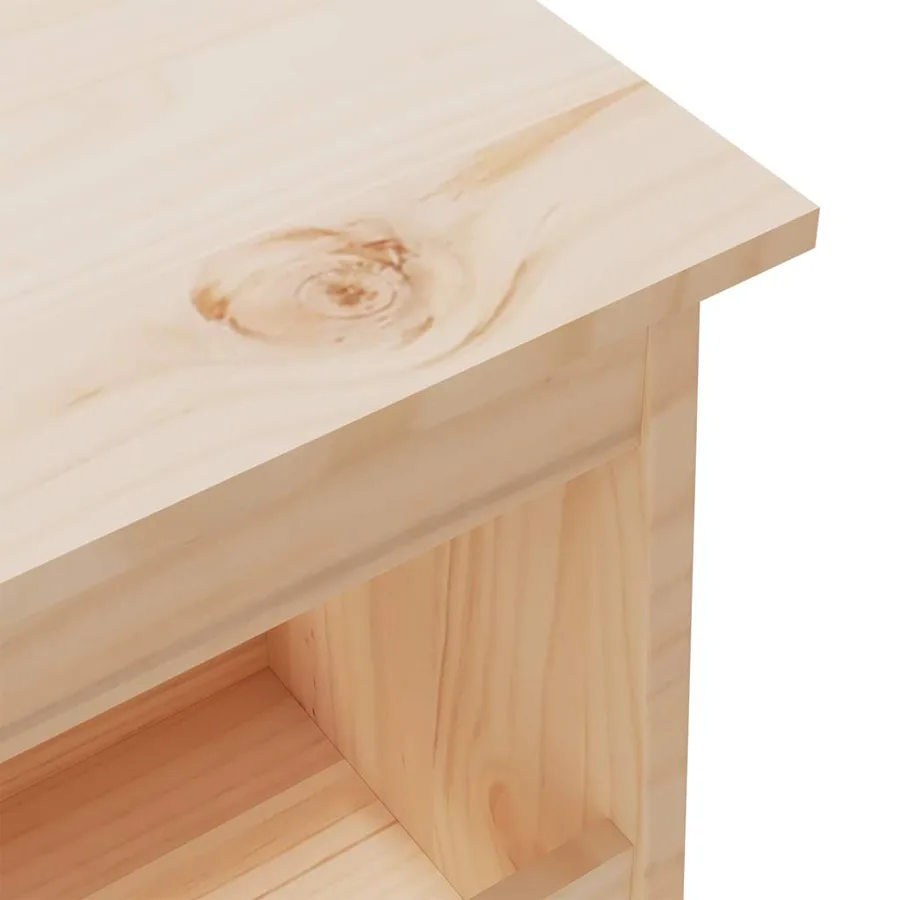 Banc d'entrée 160x28x45 cm Bois massif Pin - 6