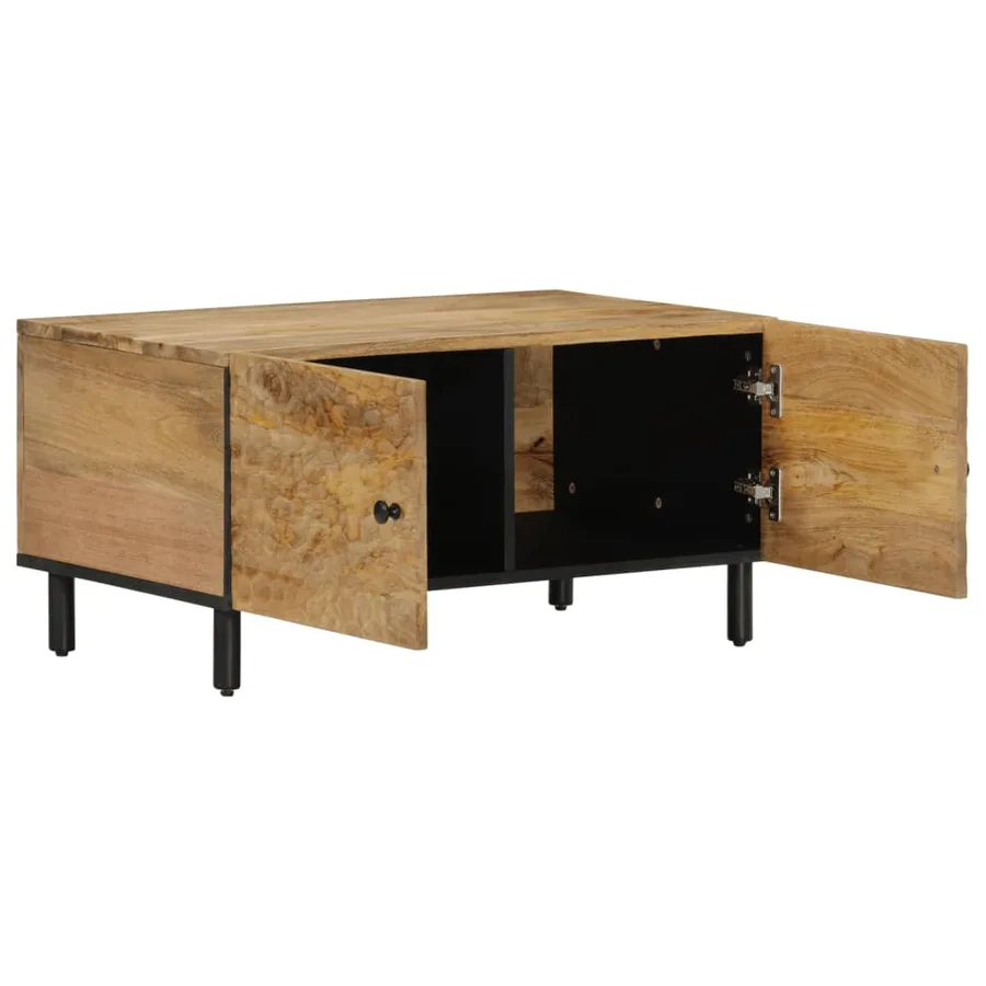 Table basse 80x50x40 cm bois de manguier massif - 2
