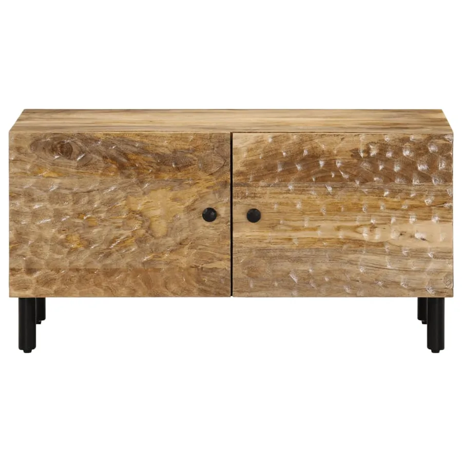 Table basse 80x50x40 cm bois de manguier massif - 3