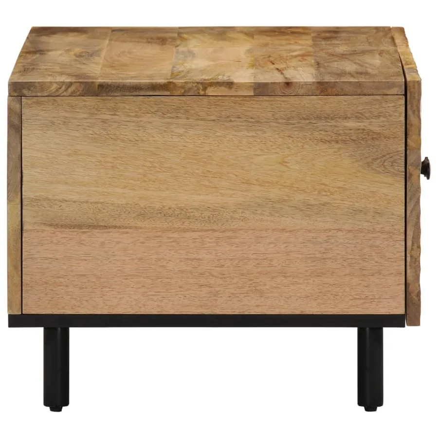 Table basse 80x50x40 cm bois de manguier massif - 4