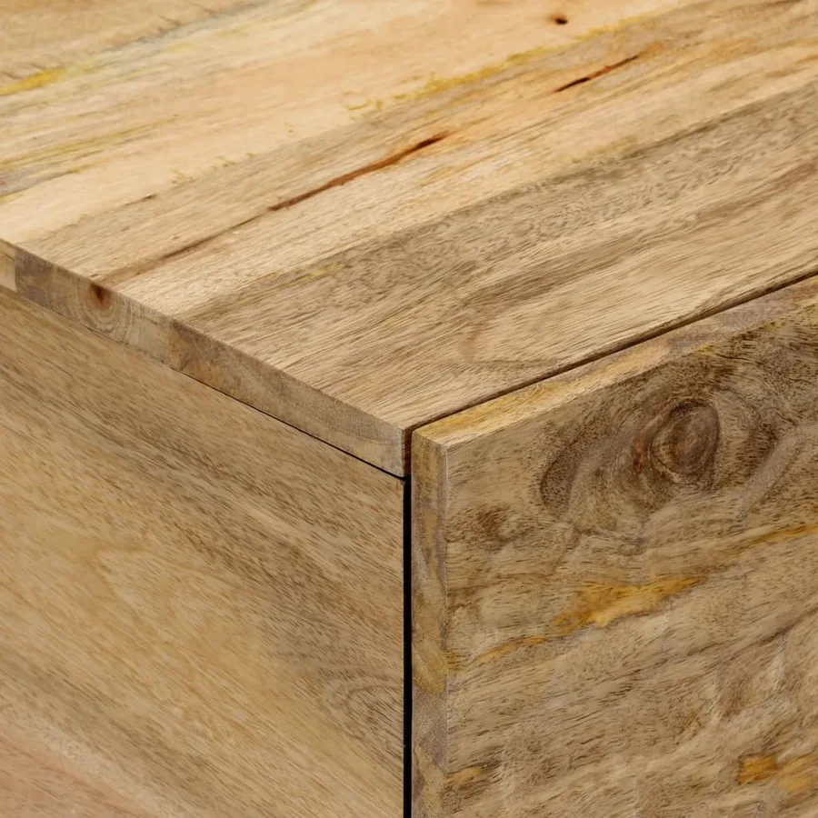 Table basse 80x50x40 cm bois de manguier massif - 6