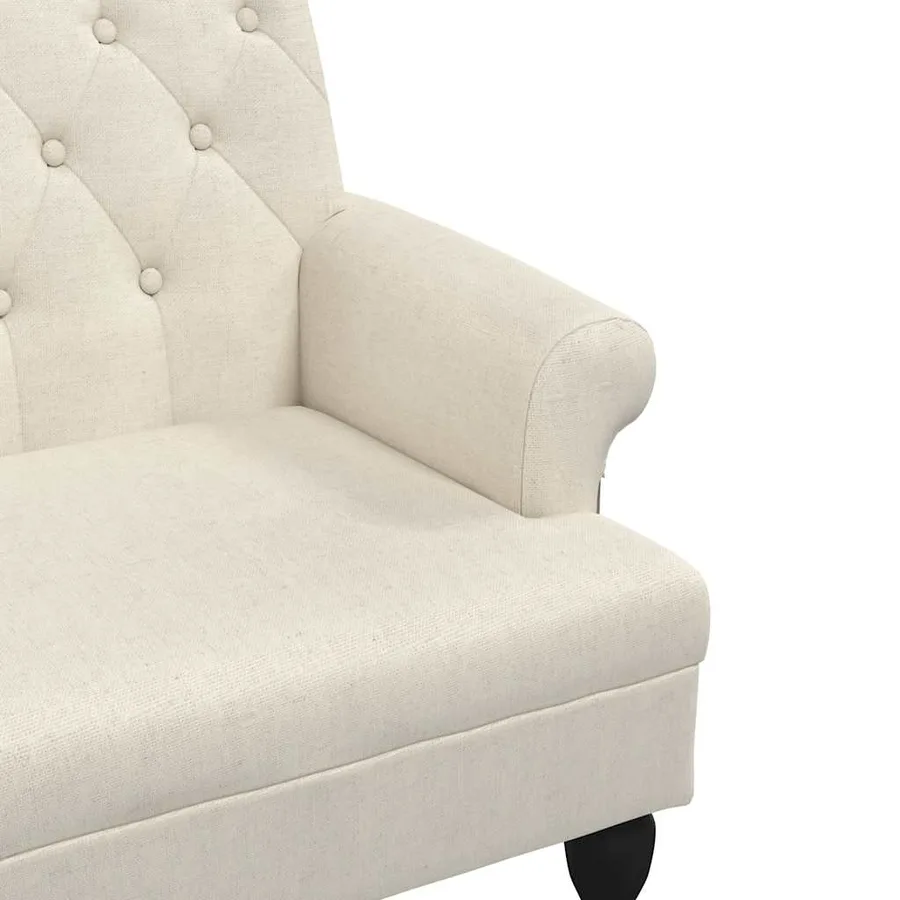 Banc avec dossier 120x62x75,5 cm lin - 6