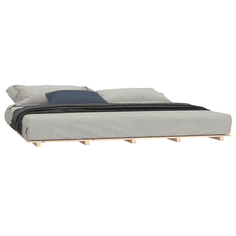 Cadre de lit sans matelas 180x200 cm bois massif de pin - 3