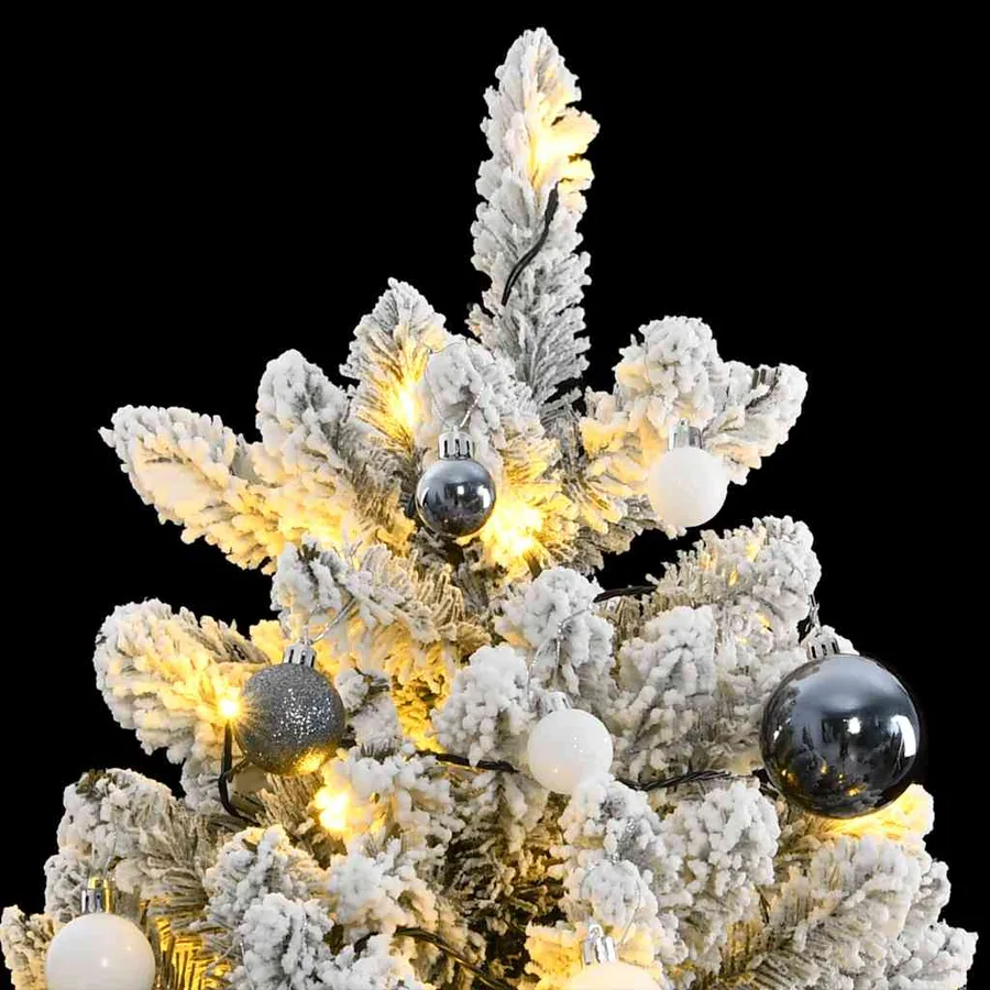 Sapin de Noël artificiel articulé 300 LED et boules 270 cm - 2