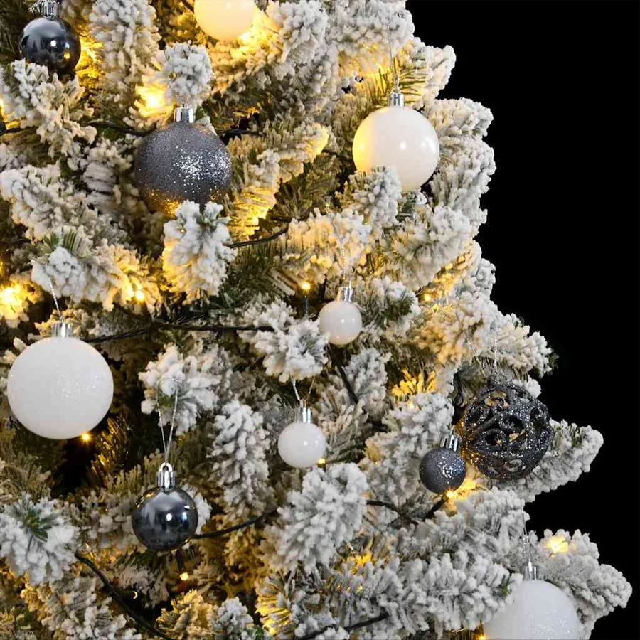 Sapin de Noël artificiel articulé 300 LED et boules 270 cm - 3
