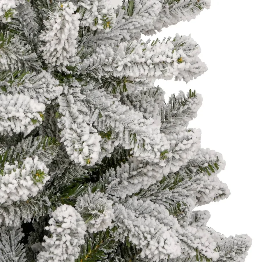 Sapin de Noël artificiel à charnières avec neige floquée 270 cm - 6