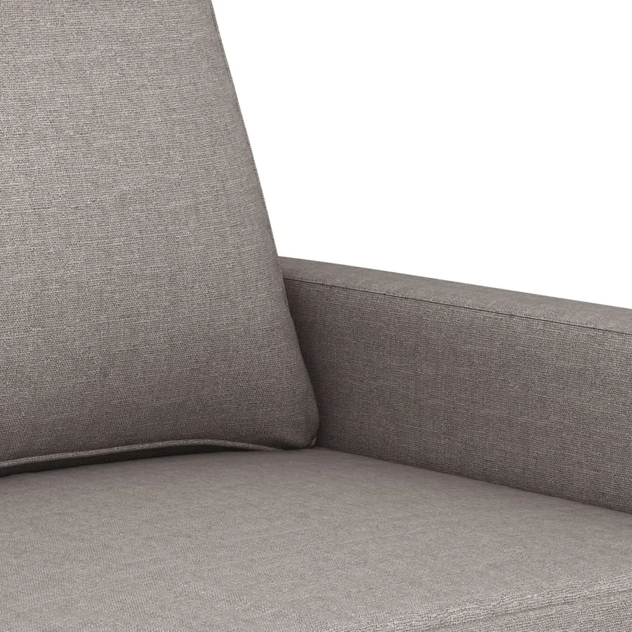Ensemble de canapés 4 pcs avec coussins Taupe Tissu - 7