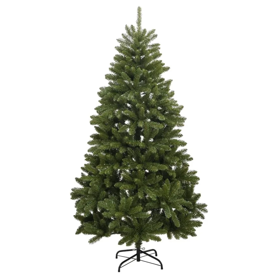 Sapin de Noël artificiel à charnières avec support vert 270 cm - 2