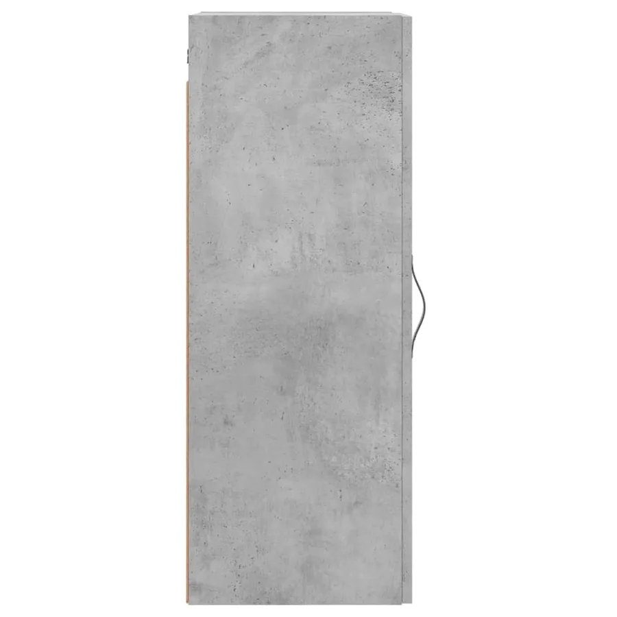 Armoire murale gris béton 34,5x34x90 cm bois d'ingénierie - 7