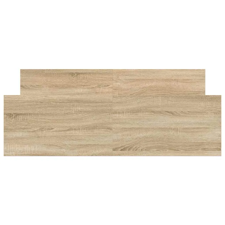 Cadre de lit sans matelas chêne sonoma 120x190 cm - 5