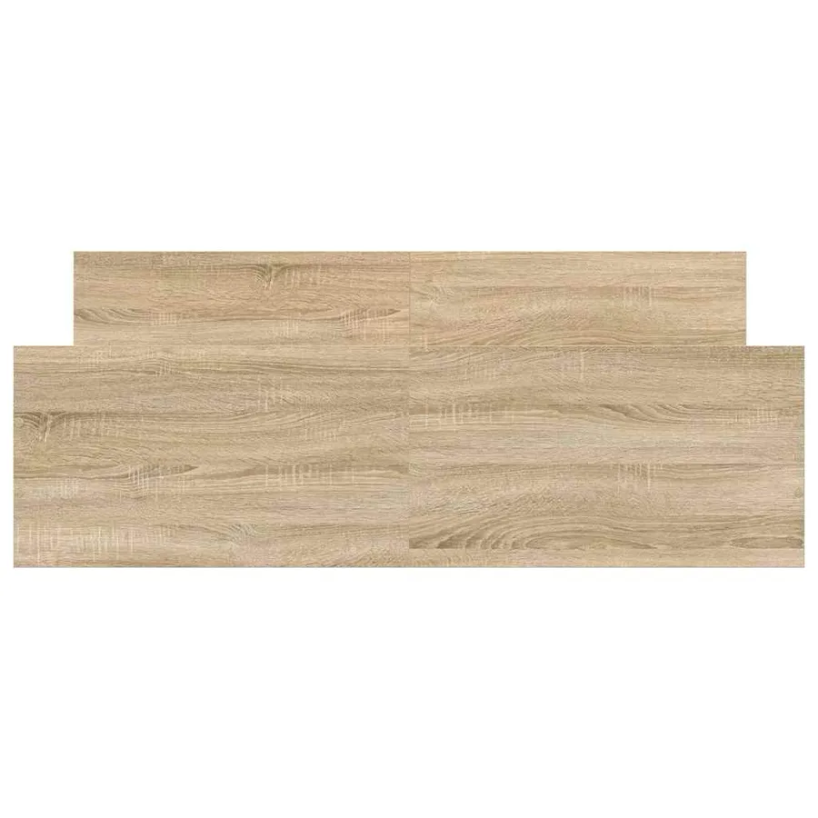 Cadre de lit sans matelas chêne sonoma 120x200 cm - 5