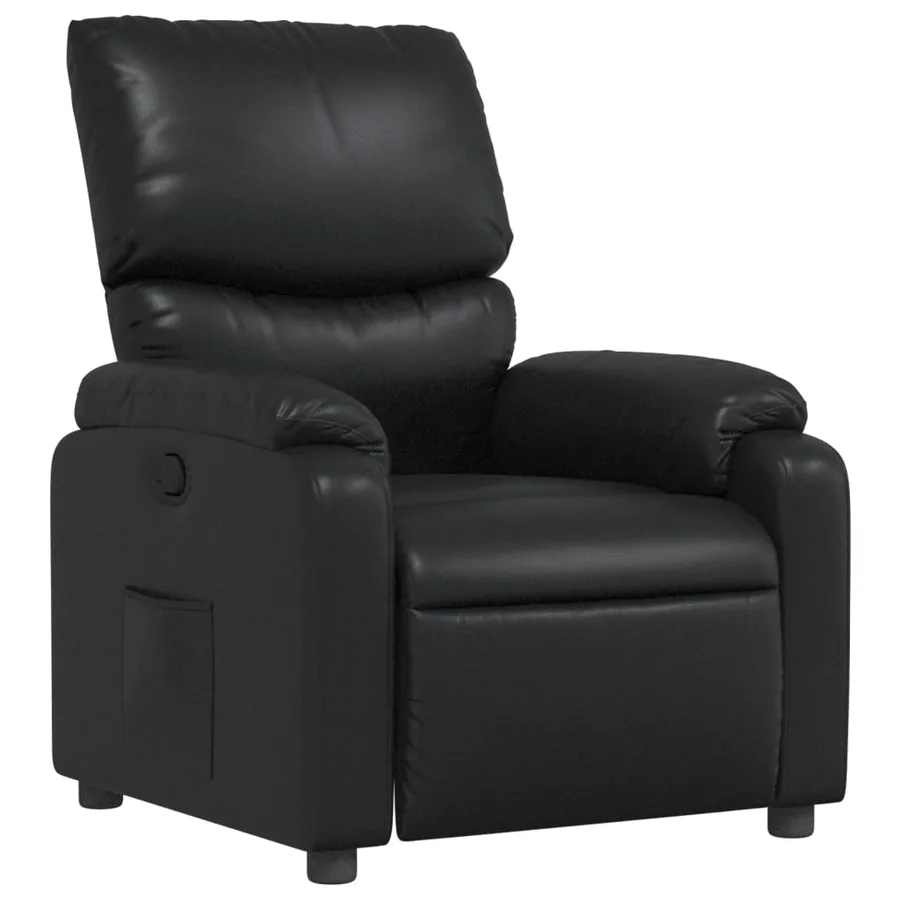 Fauteuil inclinable Noir Similicuir - 2