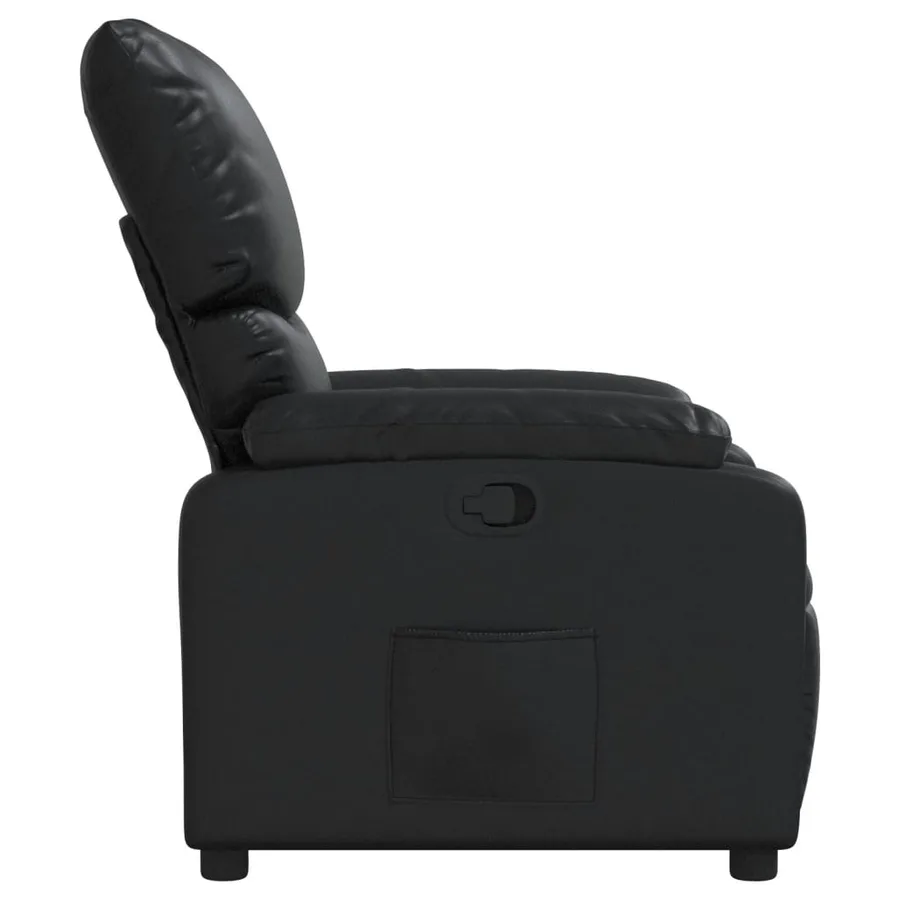 Fauteuil inclinable Noir Similicuir - 4