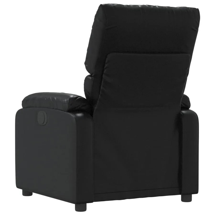 Fauteuil inclinable Noir Similicuir - 5