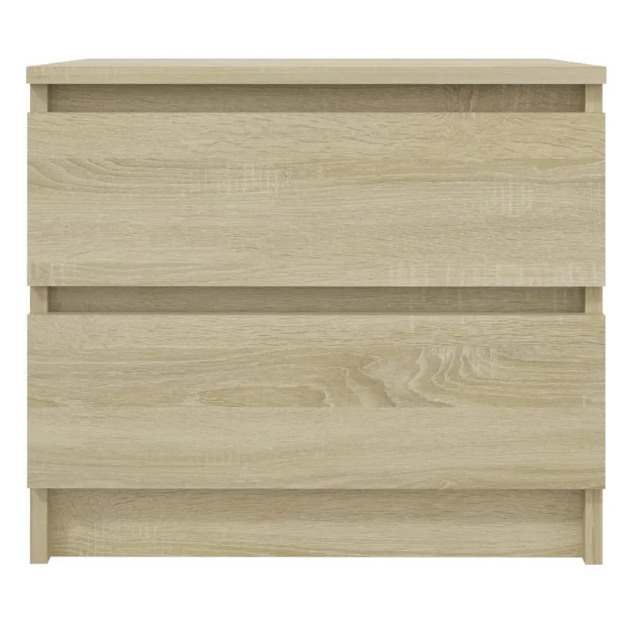 Table de chevet chêne sonoma 50x39x43,5 cm bois d'ingénierie - 3