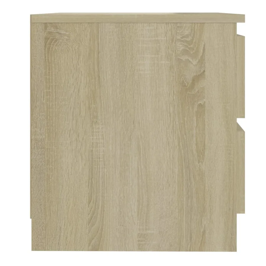 Table de chevet chêne sonoma 50x39x43,5 cm bois d'ingénierie - 4